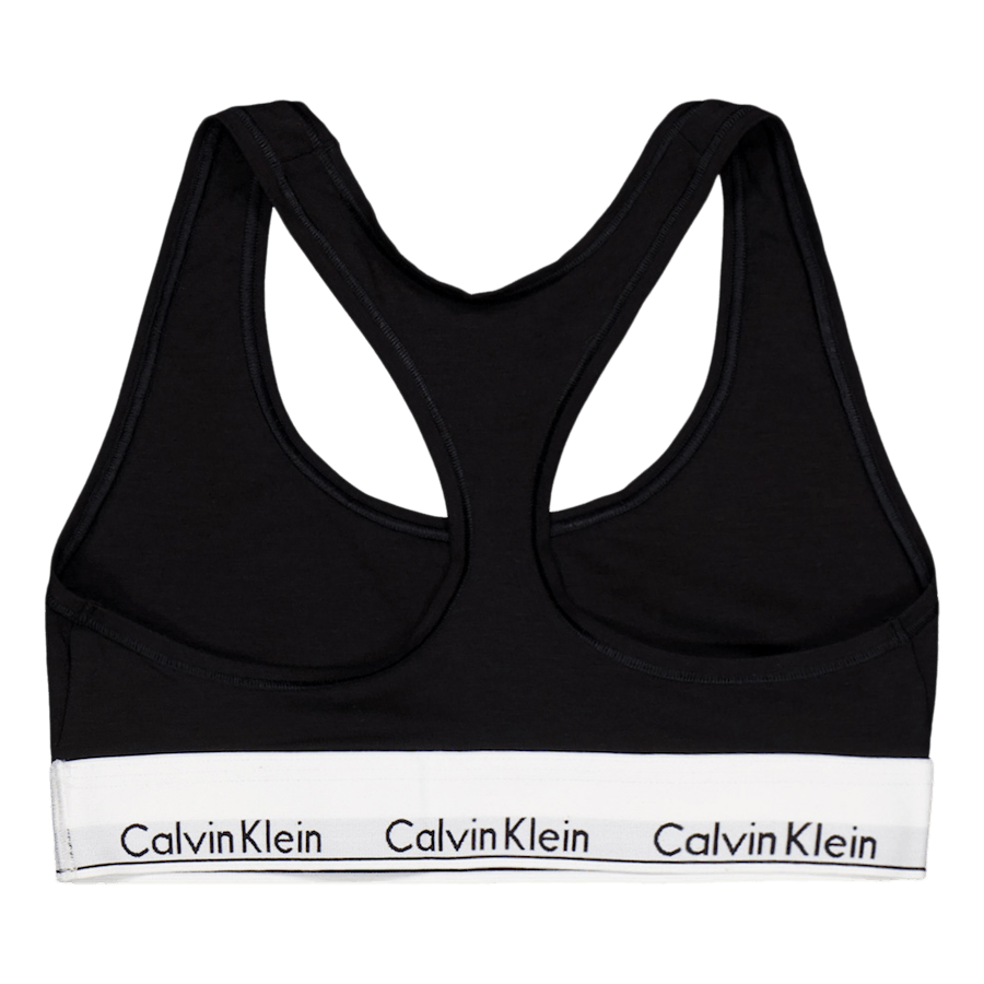 Modern Cotton Bralette Black