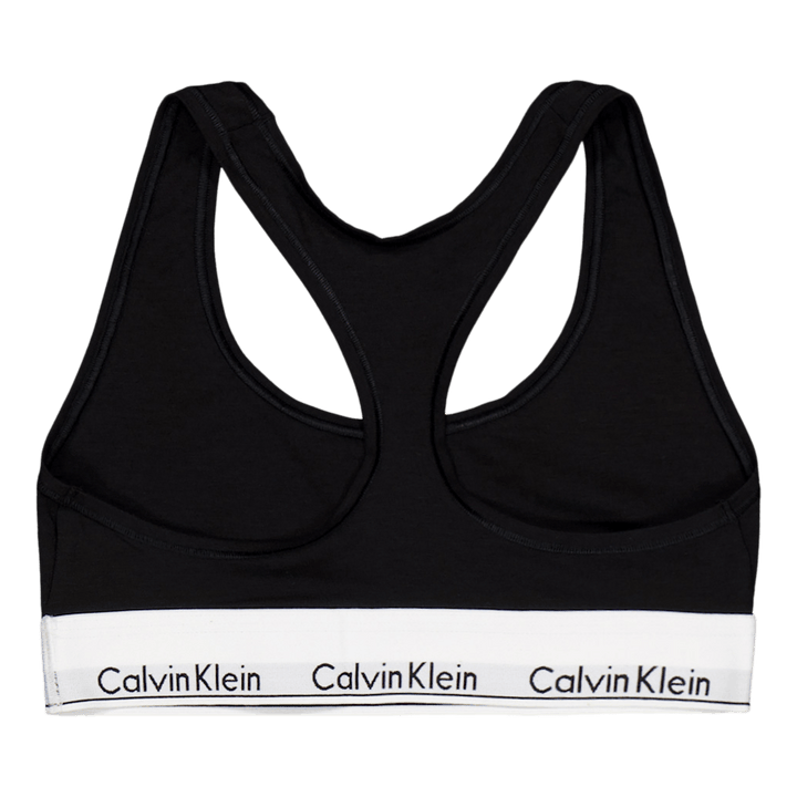 Modern Cotton Bralette Black