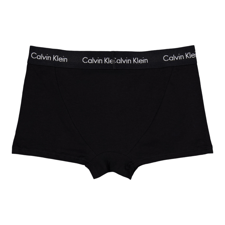 Cotton Stretch 3P Low Rise Trunk Blue