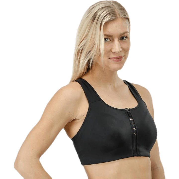Pro Zip Bra Black