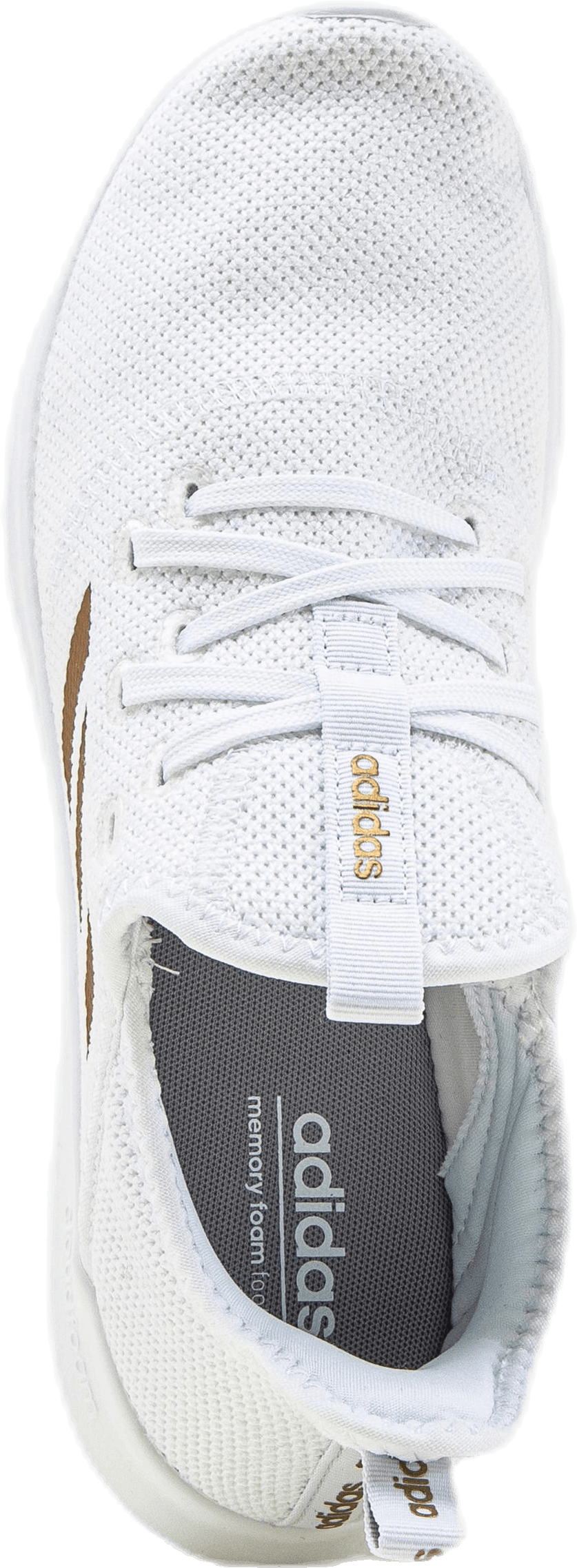 Cloudfoam Pure Shoes Cloud White / Tactile Gold Metallic / Metal Grey