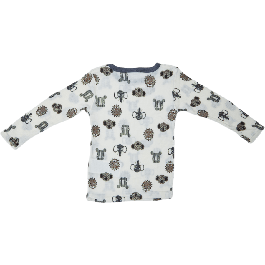 Wang Wool Needle Ls Top White