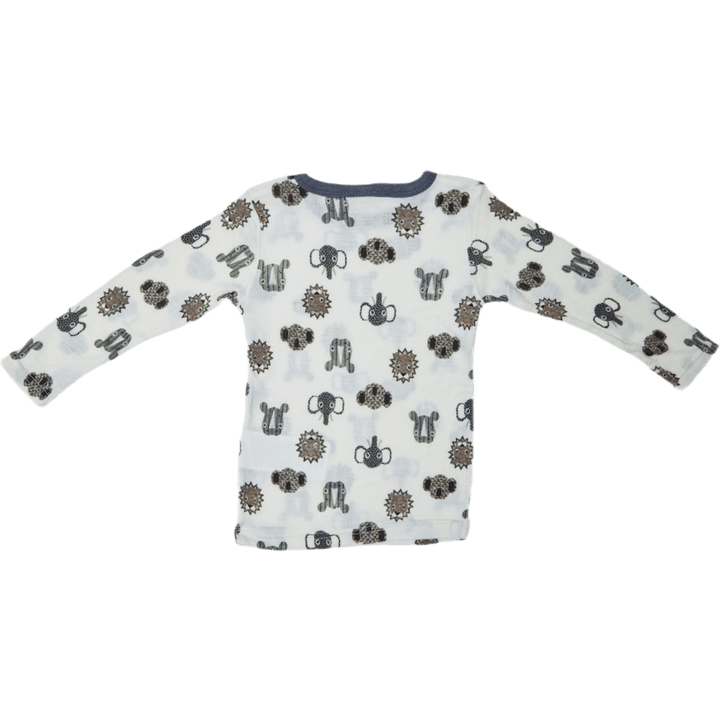 Wang Wool Needle Ls Top White