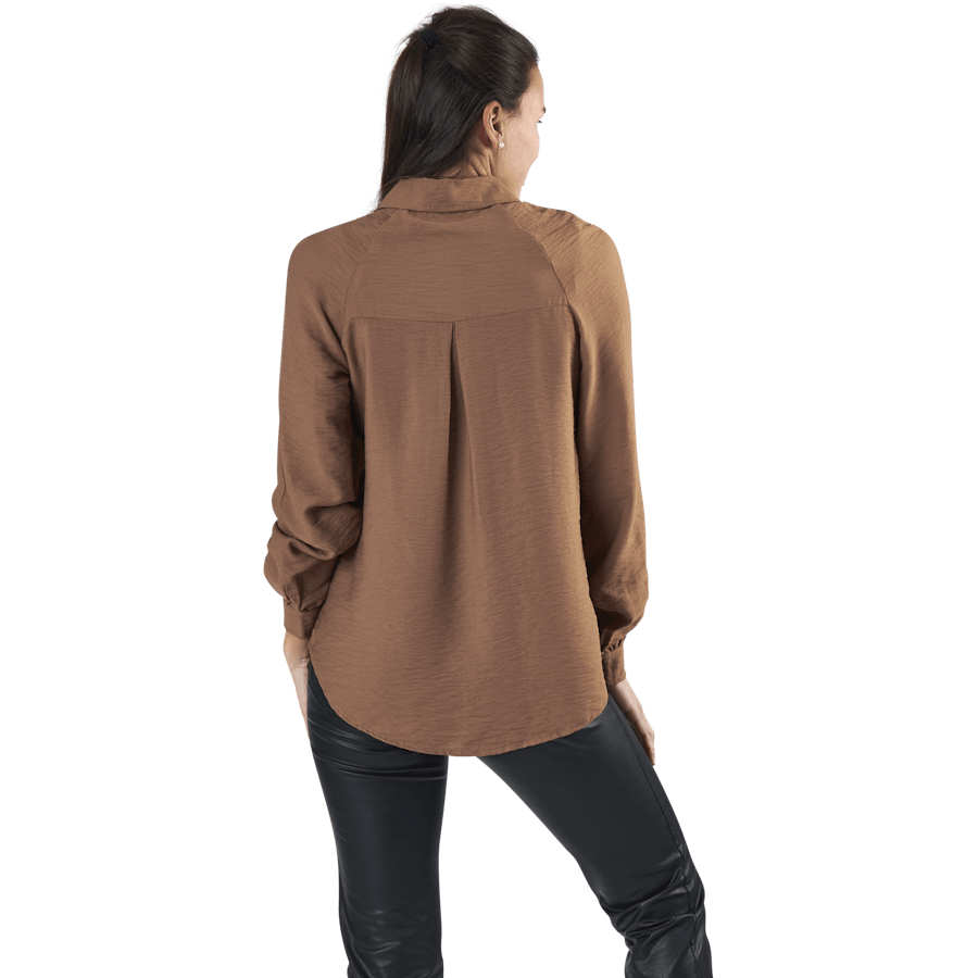 Ykke Ls Shirt Brown