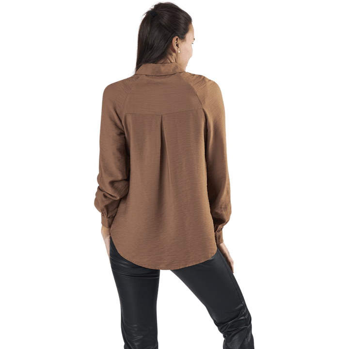 Ykke Ls Shirt Brown