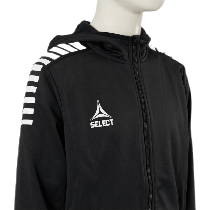 Zip Hoodie Monaco Black