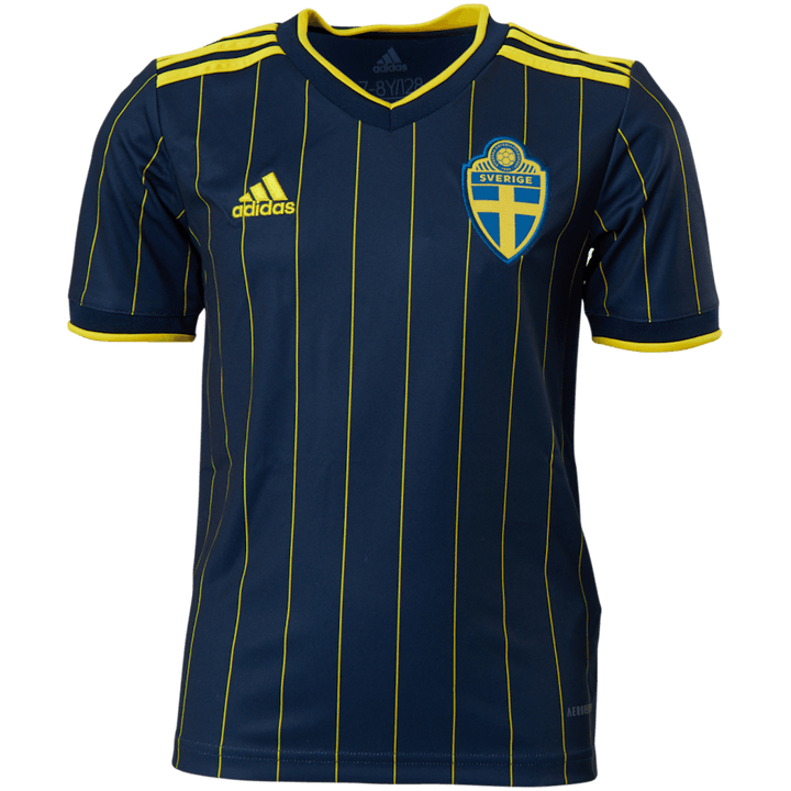 20/21 Sweden Away Jersey Youth Night Indigo / Yellow