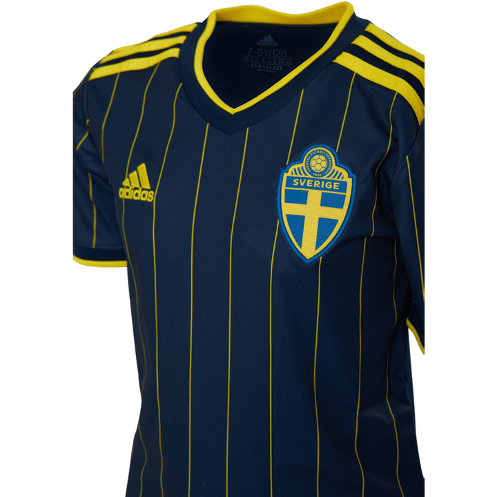 20/21 Sweden Away Jersey Youth Night Indigo / Yellow