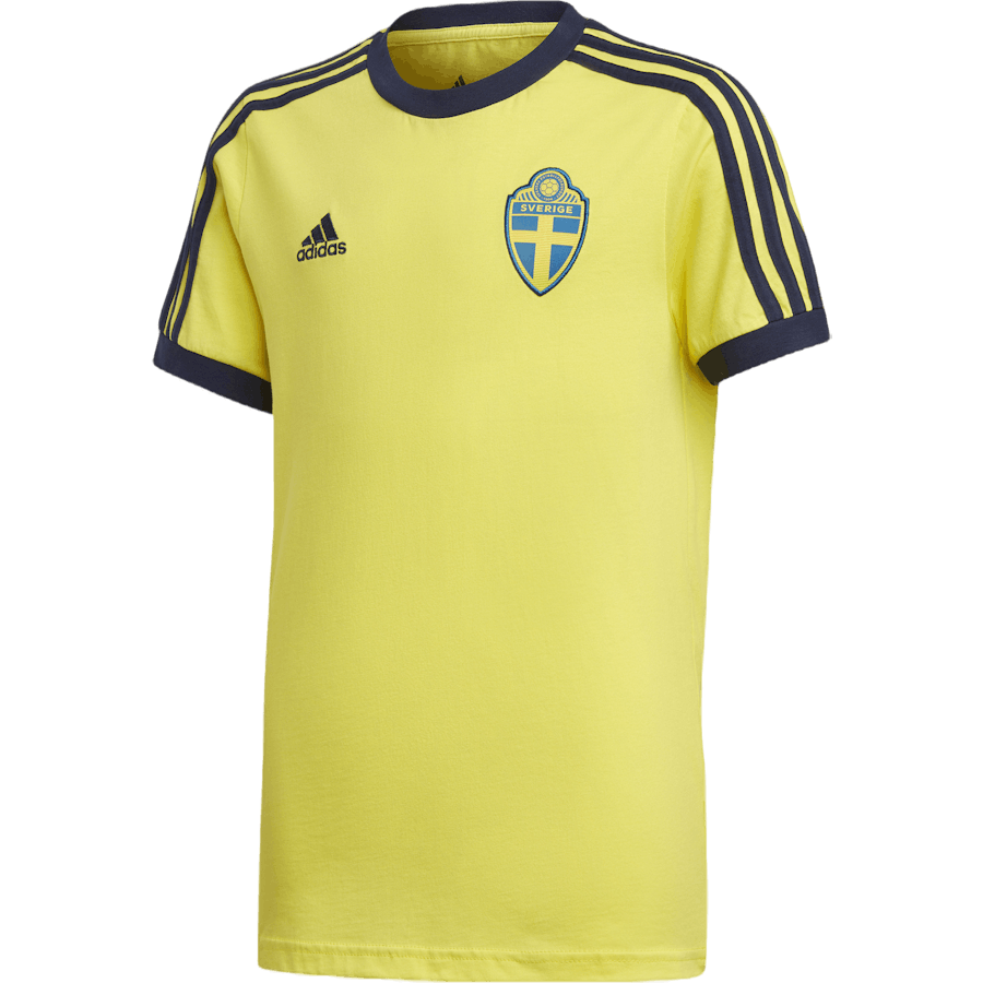 Sweden 3-Stripes T-Shirt Shock Yellow