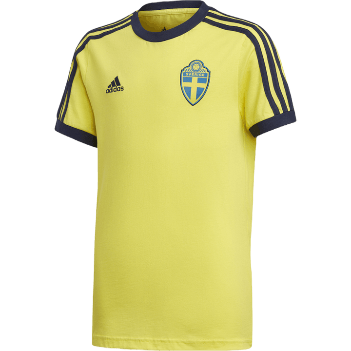 Sweden 3-Stripes T-Shirt Shock Yellow