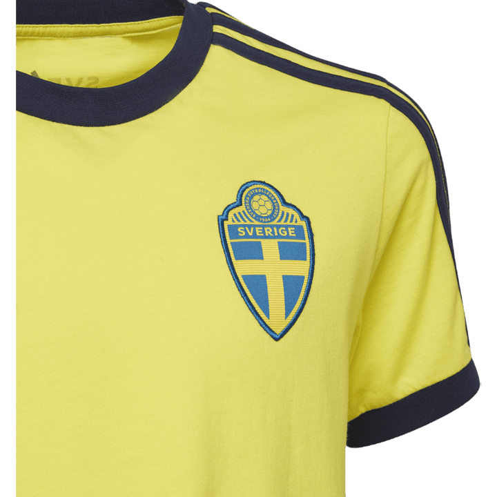 Sweden 3-Stripes T-Shirt Shock Yellow