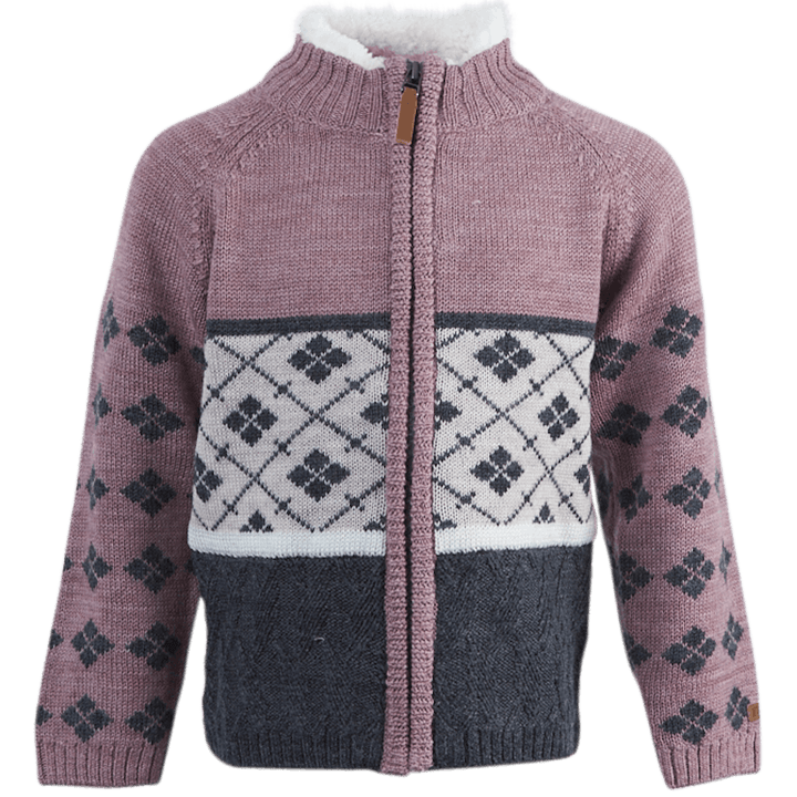 Wriss Wool Ls Knit Card Red