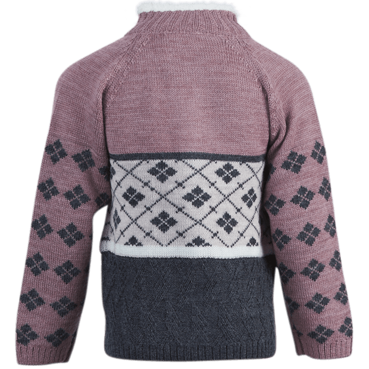 Wriss Wool Ls Knit Card Red