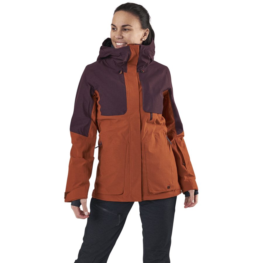 Proof Lt Insulated Jacket Orange/Purple