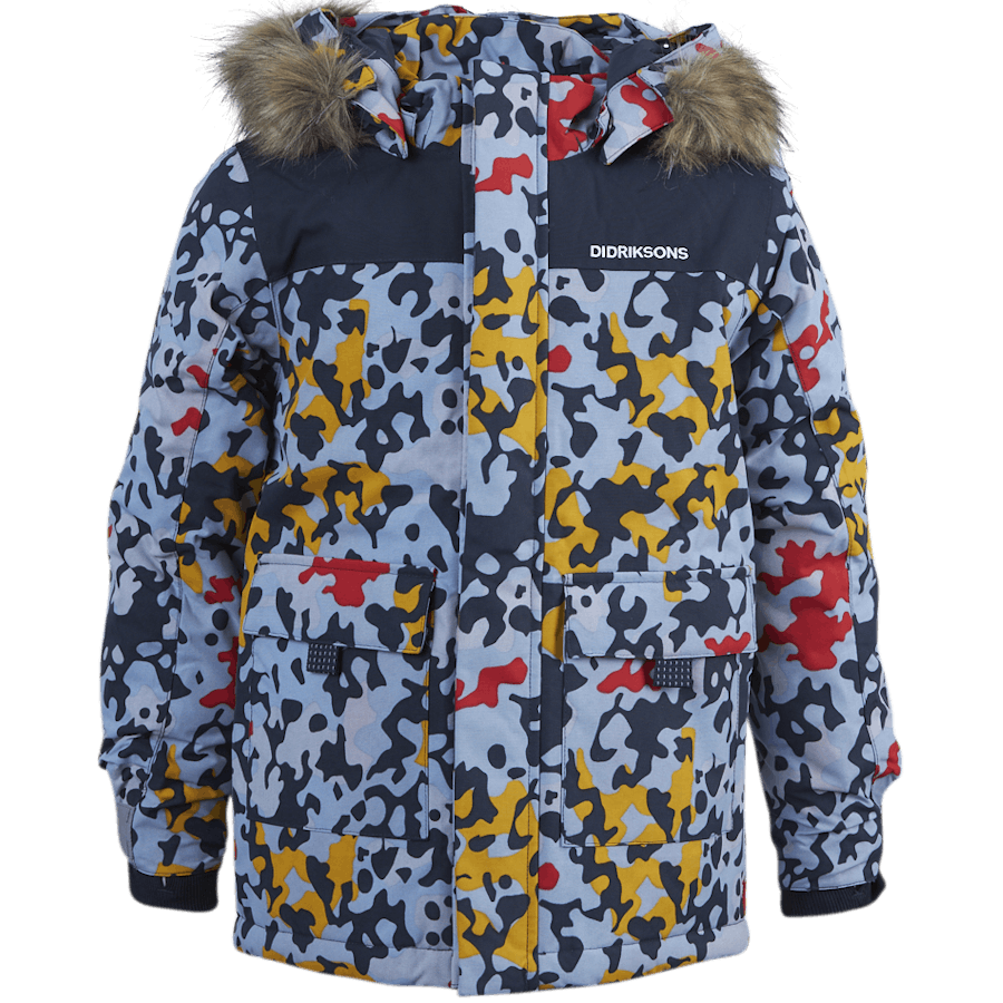 Polarbjörnen Printed Parka Blue/Patterned