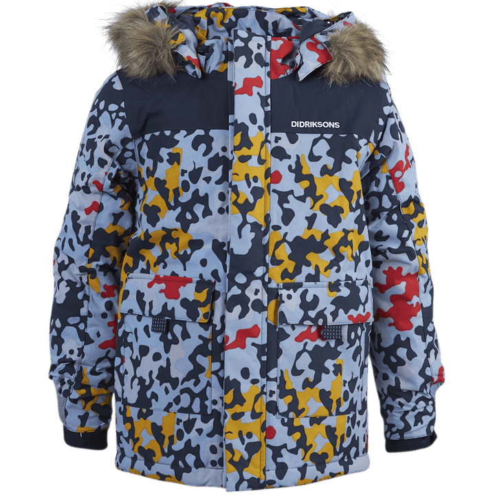 Polarbjörnen Printed Parka Blue/Patterned