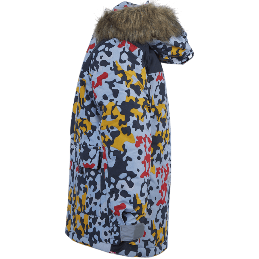 Polarbjörnen Printed Parka Blue/Patterned