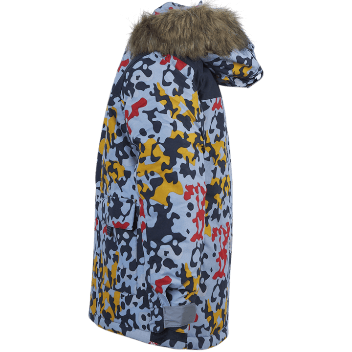 Polarbjörnen Printed Parka Blue/Patterned
