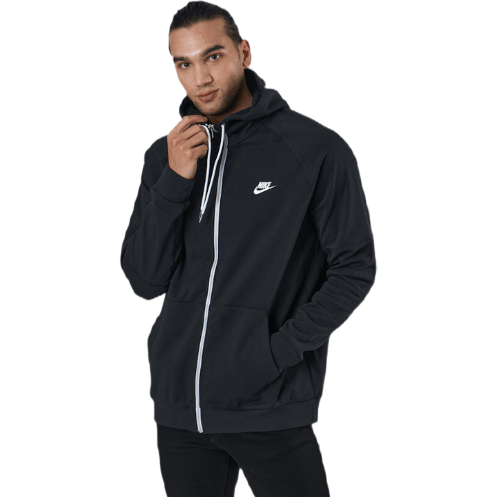 Modern Hoodie Fz Flc Black