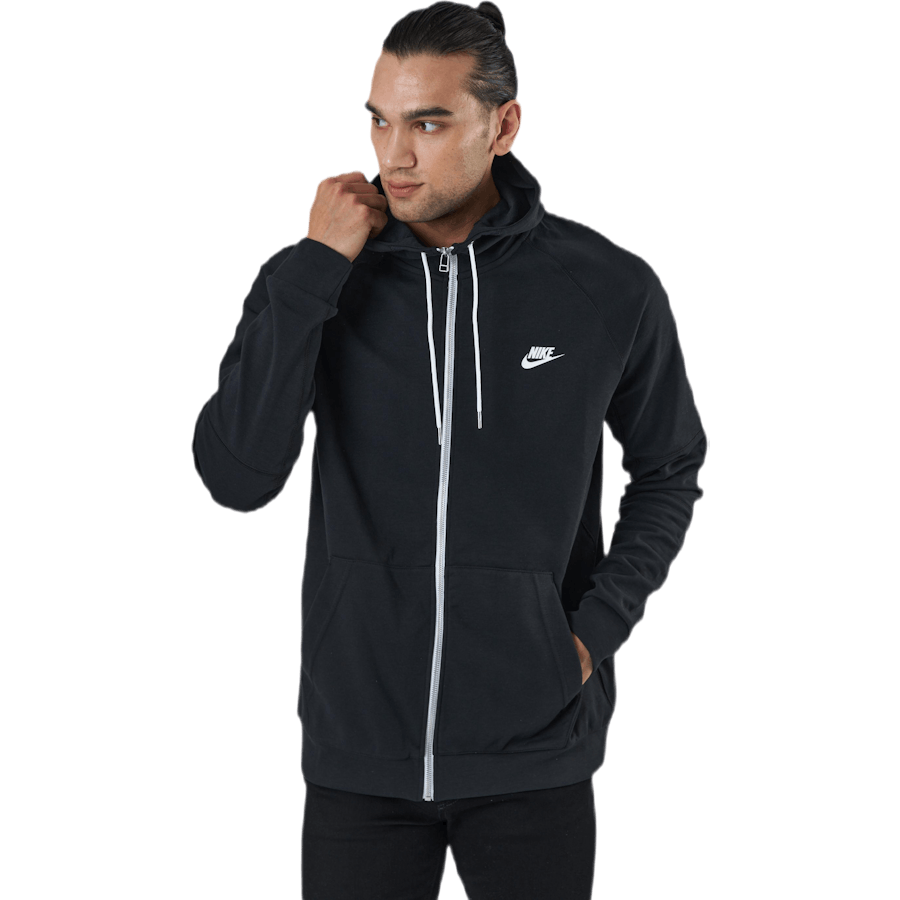 Modern Hoodie Fz Flc Black