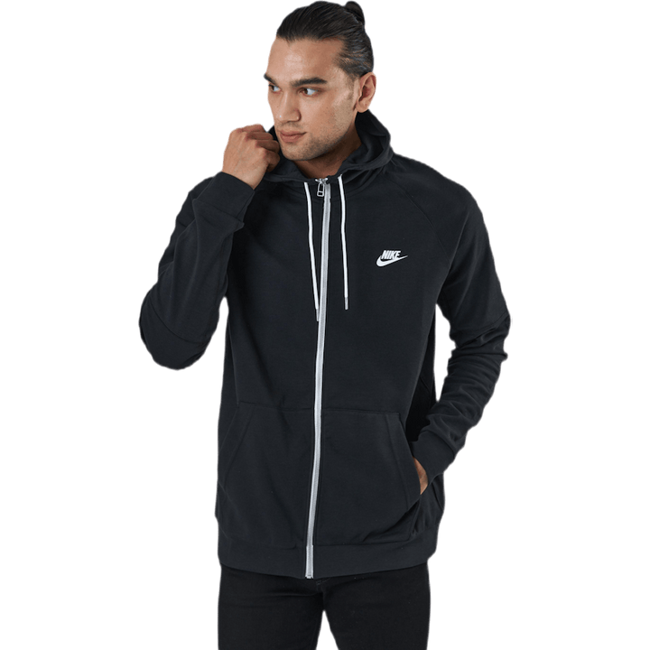 Modern Hoodie Fz Flc Black