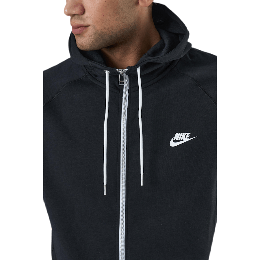 Modern Hoodie Fz Flc Black