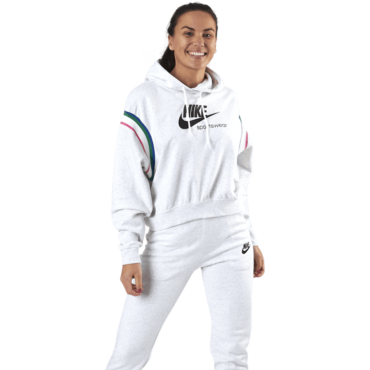 Womens Nsw Heritage Hoodie Birch Heather/Black