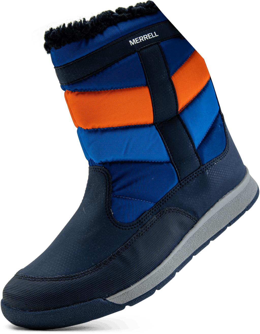 M-Alpine Puffer Boot WTRPF Blu/Arancione