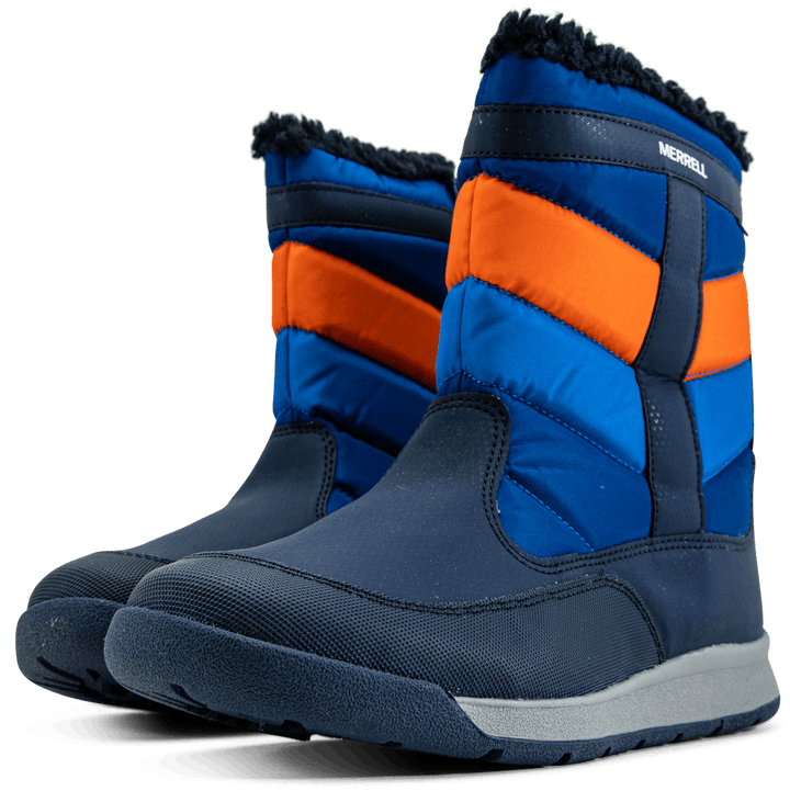 M-Alpine Puffer Boot WTRPF Blu/Arancione