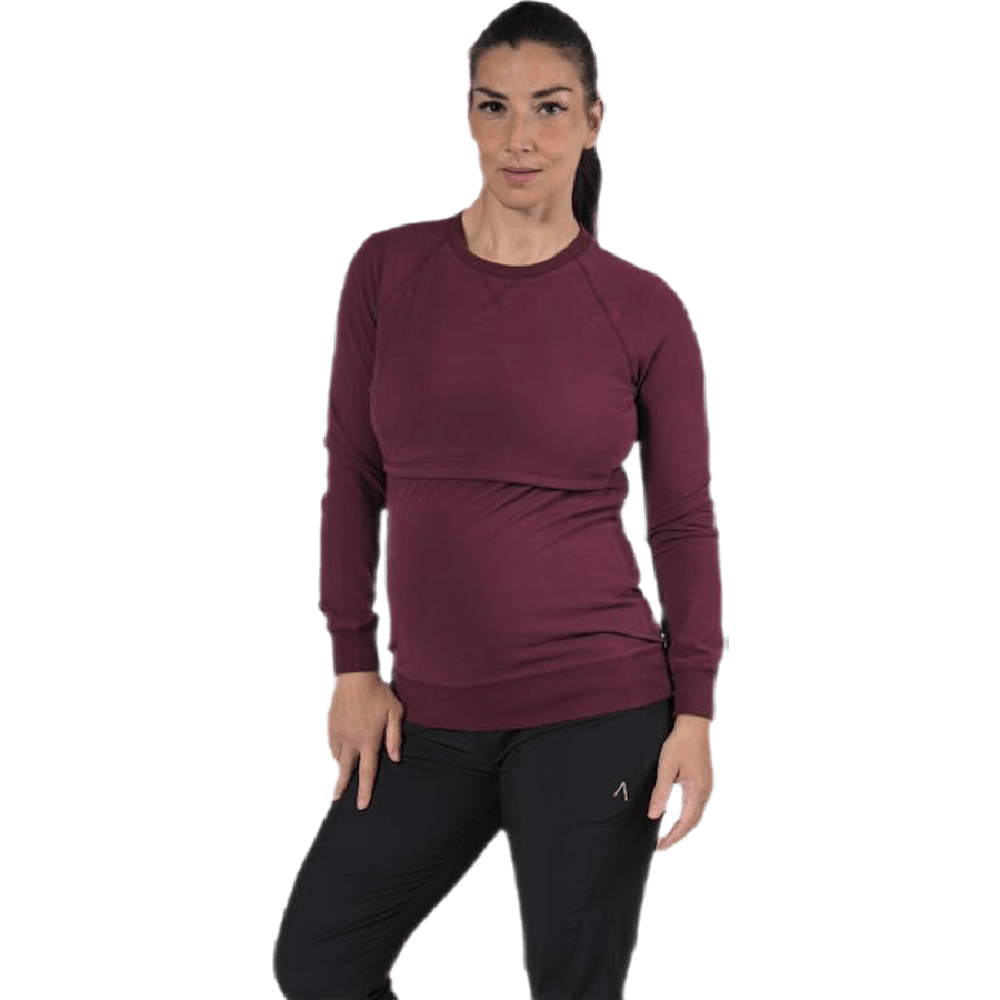 B Warmer Mikina červená