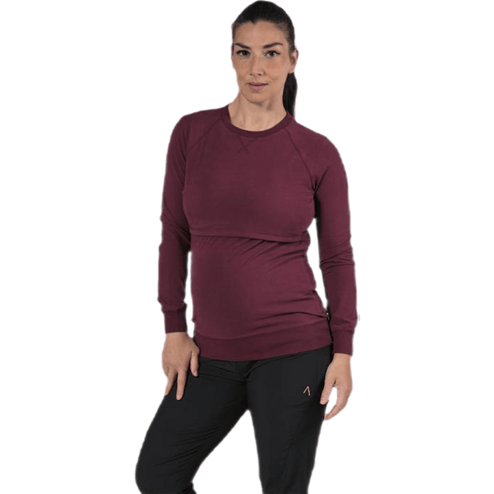 B Warmer Mikina červená