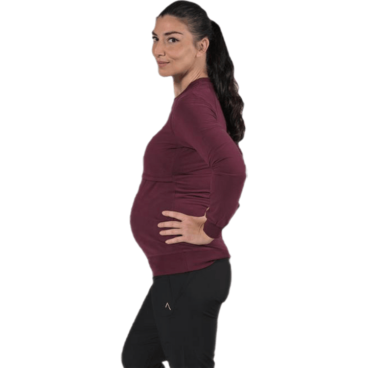 B Warmer Mikina červená