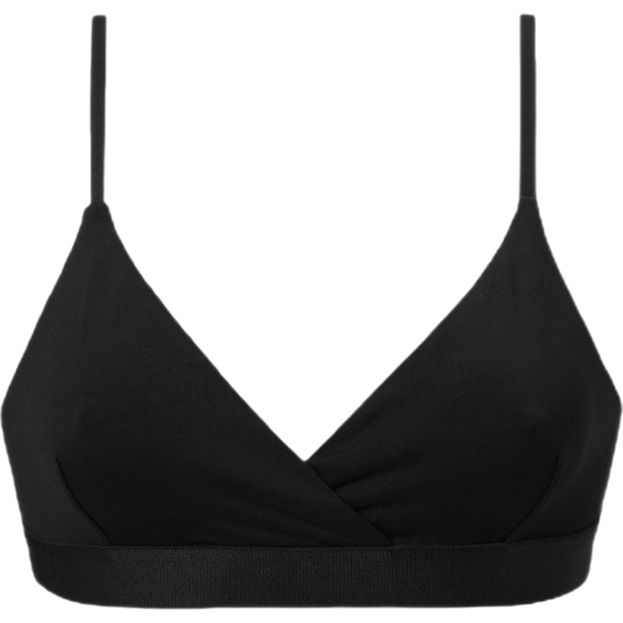 The Go-To triangle bra Black