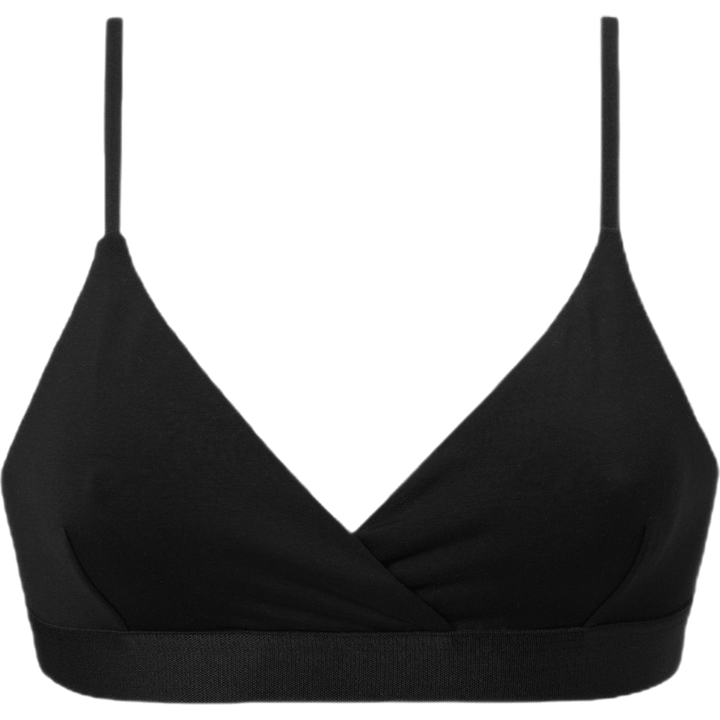 The Go-To triangle bra Black