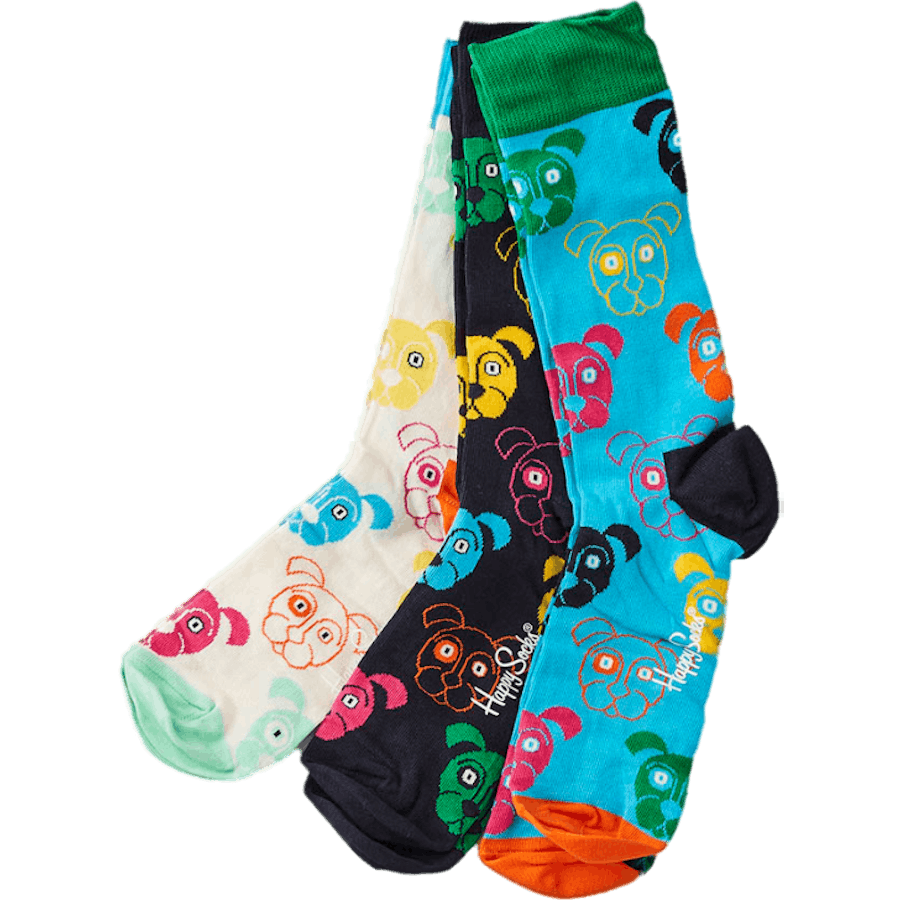 Mixed Dog 3-Pack Gift Box Patterned