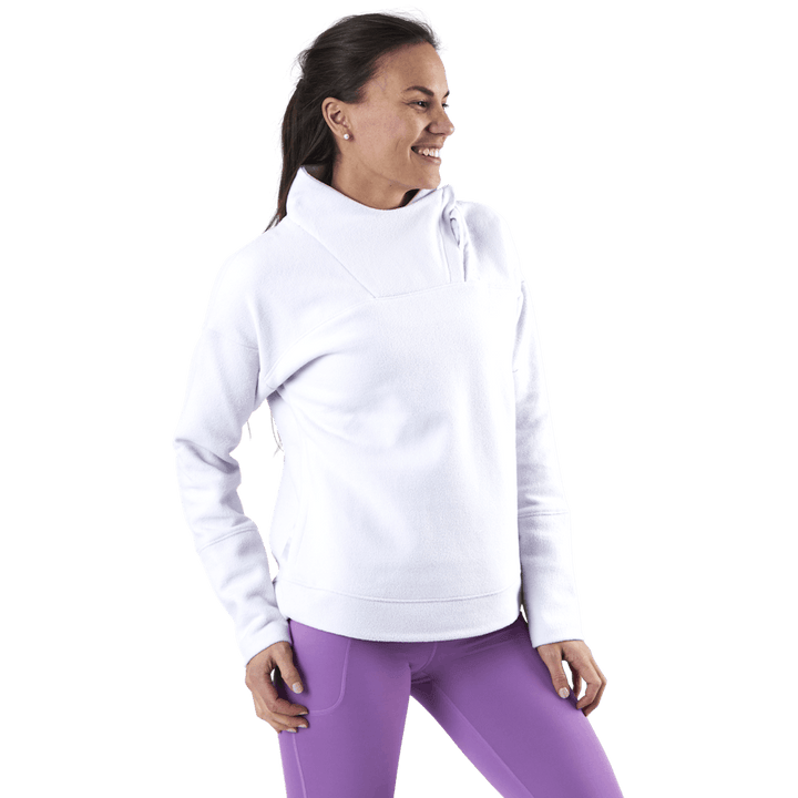 Recover Fleece Wrap Neck Lila