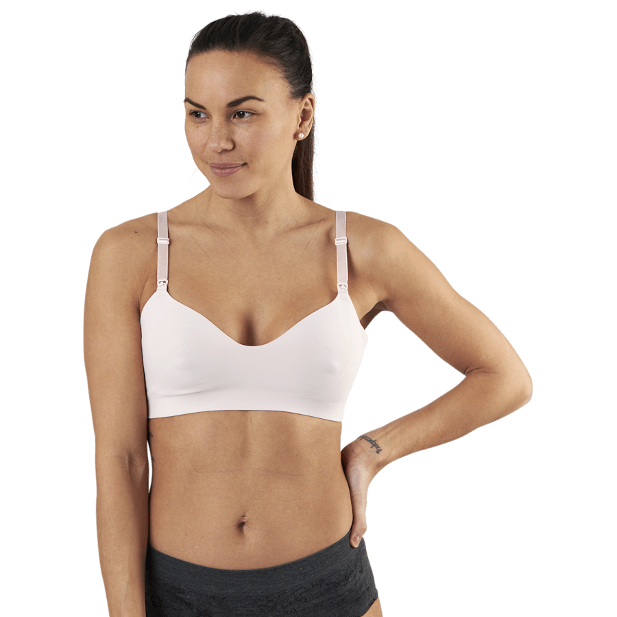 Unlined Maternity Bralette Pink