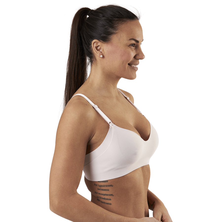 Unlined Maternity Bralette Pink