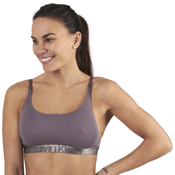 Unlined Bralette Purple