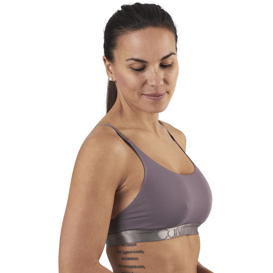 Unlined Bralette Purple