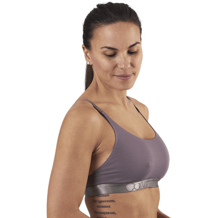 Unlined Bralette Purple