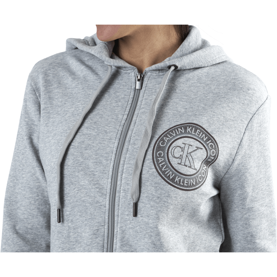 Full Zip Hoodie Grey