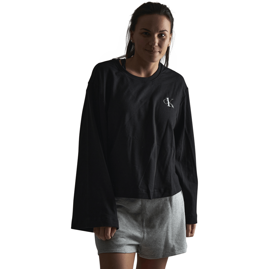 L/S Crew Neck Black