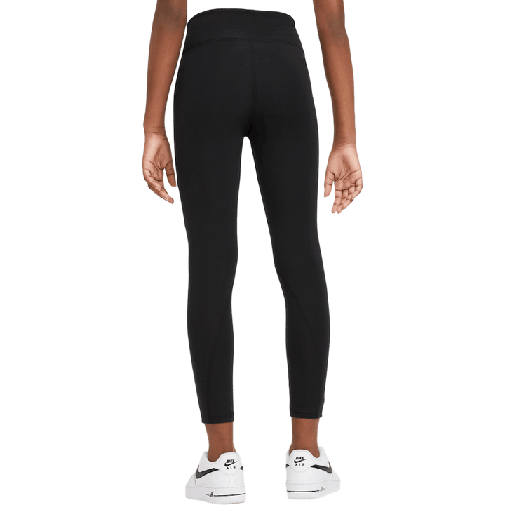 Sportswear Favorites Big Kids' (Girls') High-Waisted Leggings BLACK/WHITE