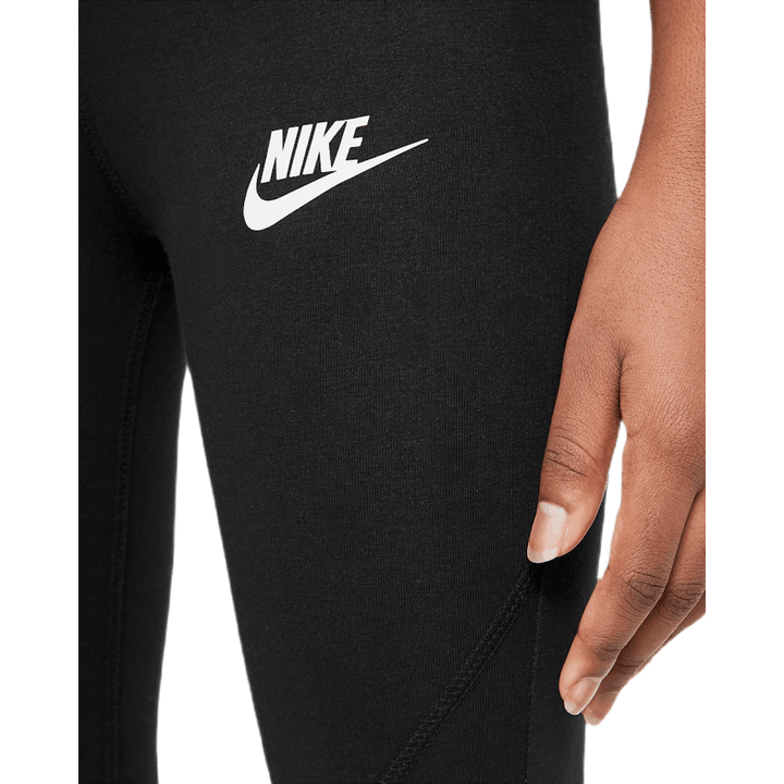 Sportswear Favorites Big Kids' (Girls') High-Waisted Leggings BLACK/WHITE