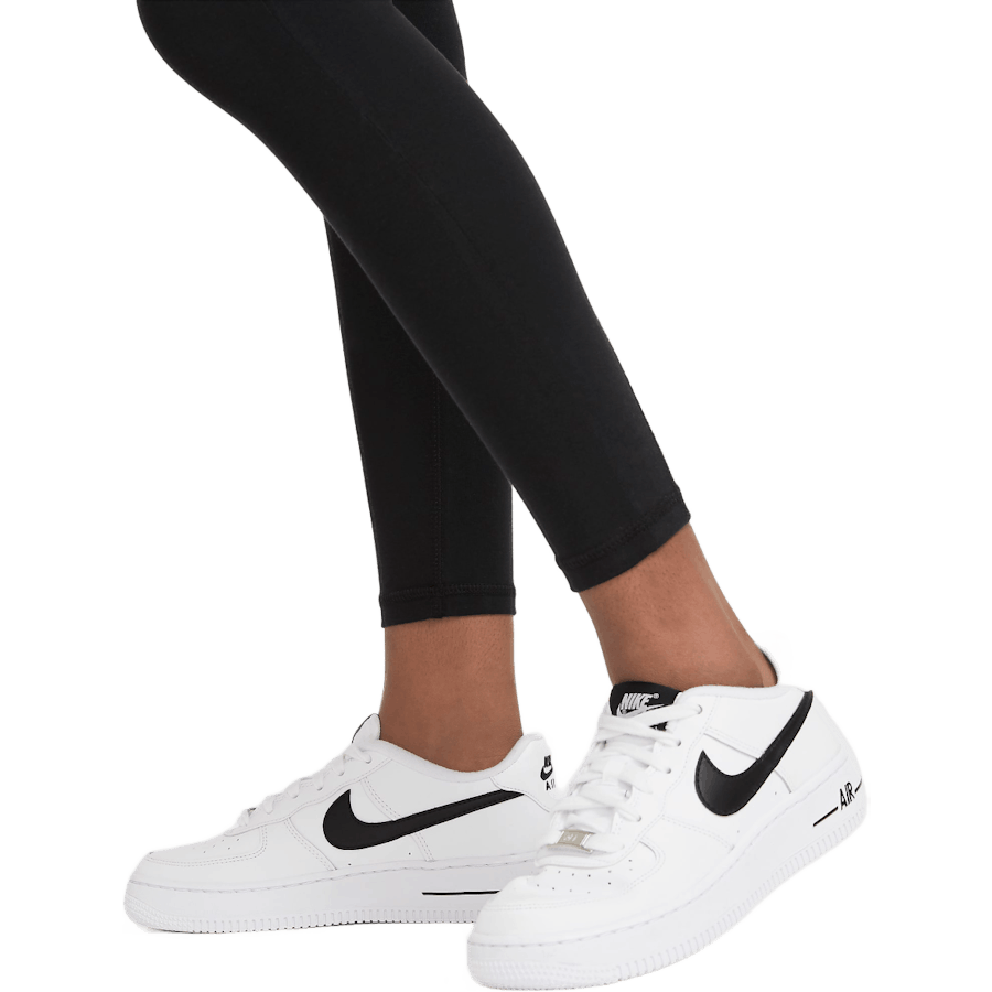Sportswear Favorites Big Kids' (Girls') High-Waisted Leggings BLACK/WHITE