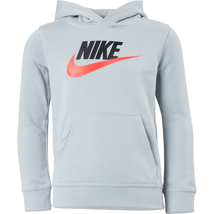 Club Fleece Hoodie Junior Grey/Red