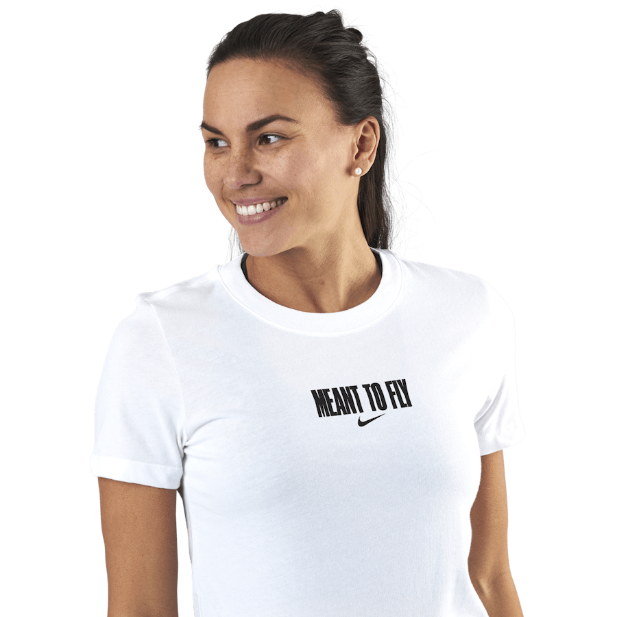 Womens Dri-Fit Tee - Meant To Fly White