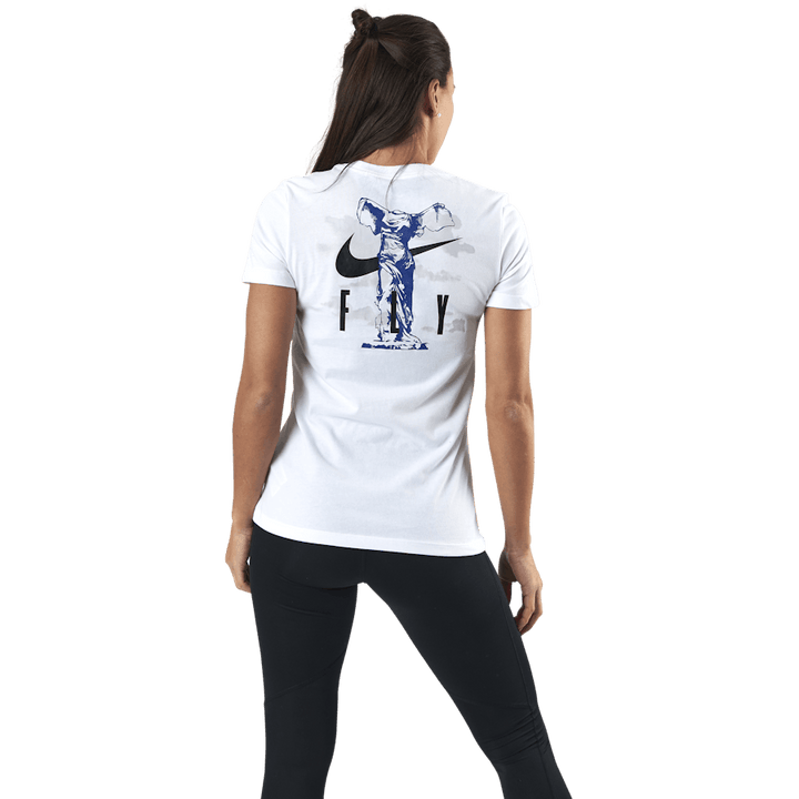 Womens Dri-Fit Tee - Meant To Fly White