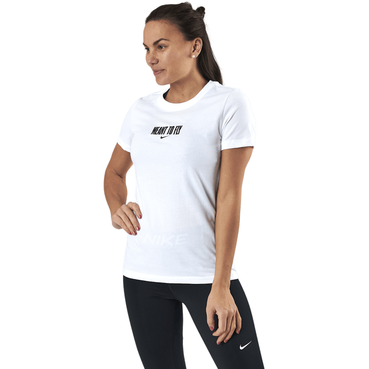 Womens Dri-Fit Tee - Meant To Fly White